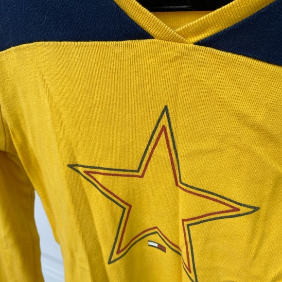 Tommy Hilfiger vintage long sleeve yellow shirt - Picture 3 of 3